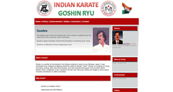 Desktop Screenshot of indiankarate.org