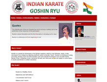 Tablet Screenshot of indiankarate.org